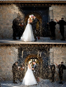 Fotografía de Boda en Granada de Marta y Victor. Ermita de los tres Juanes. Atarfe